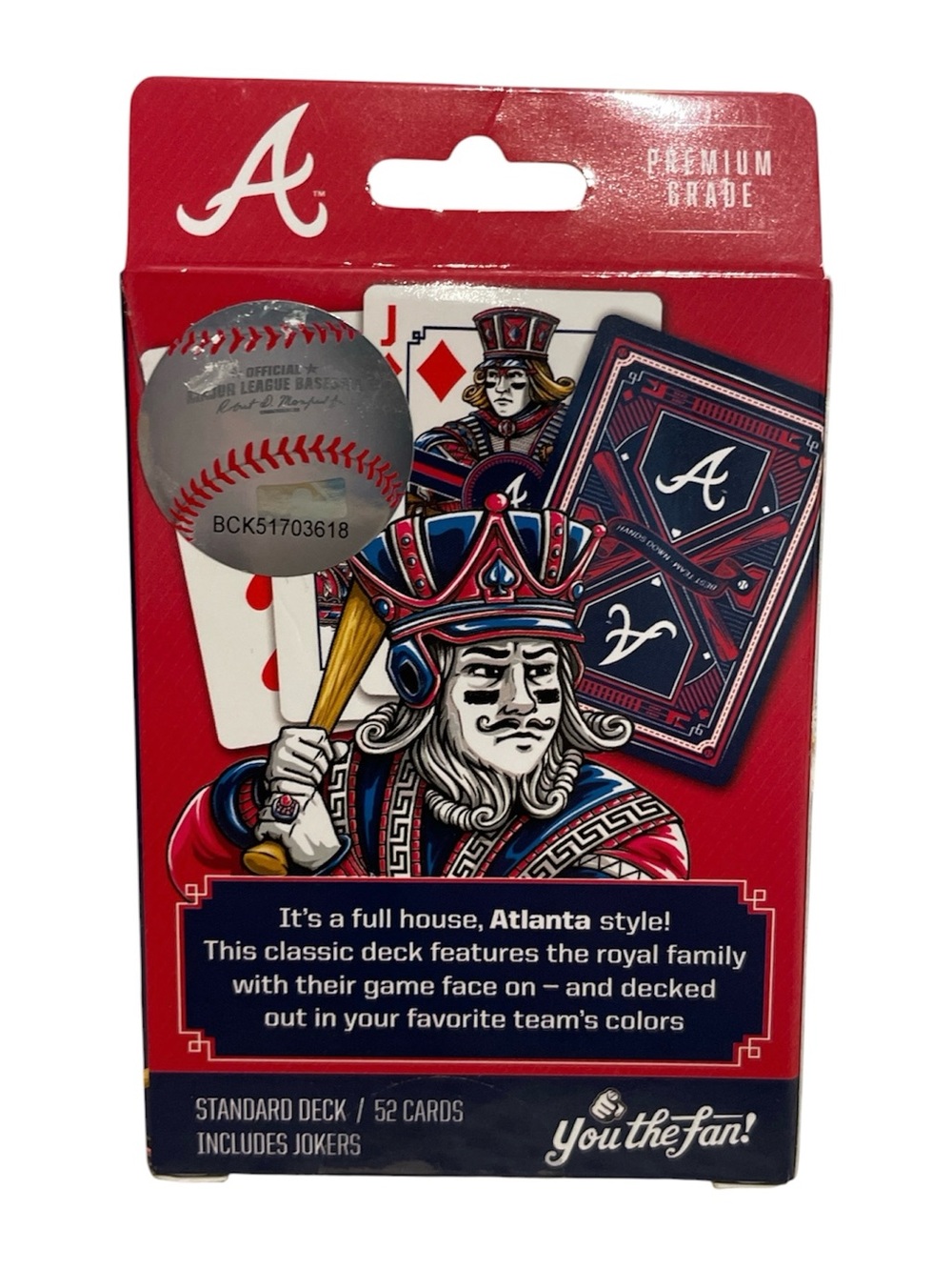 MLB Atlanta Braves - Classic Series Playing Cards - Premium Grade - Picture 2 of 7